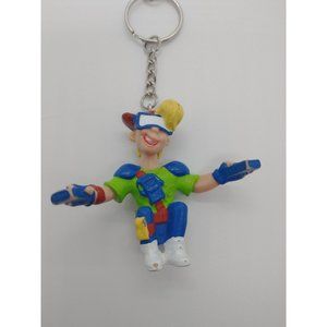 Vintage 1990 Burger King Kids Club Sega Kid Vid Transporters Keychain Handmade